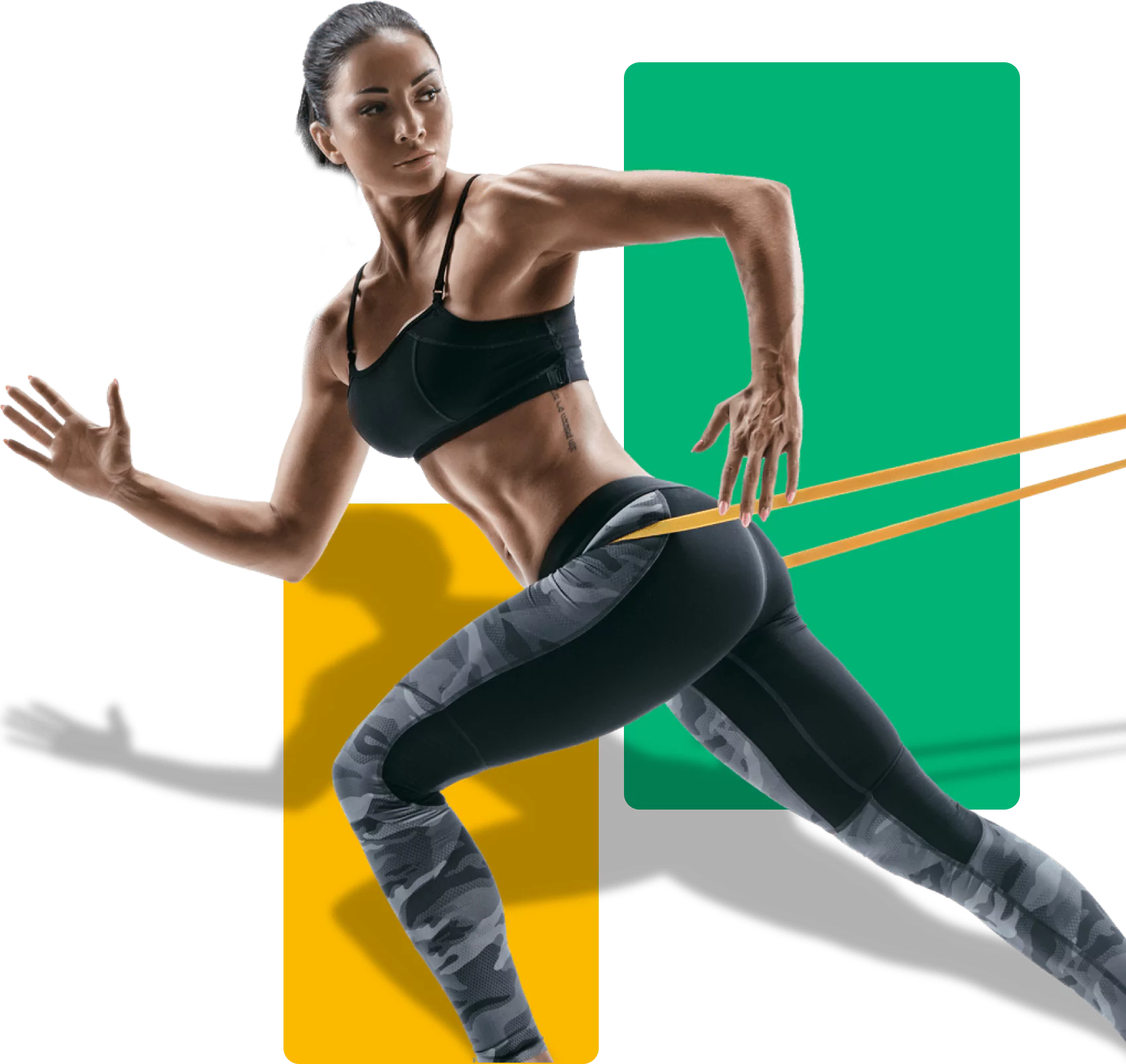 Passionate runner training